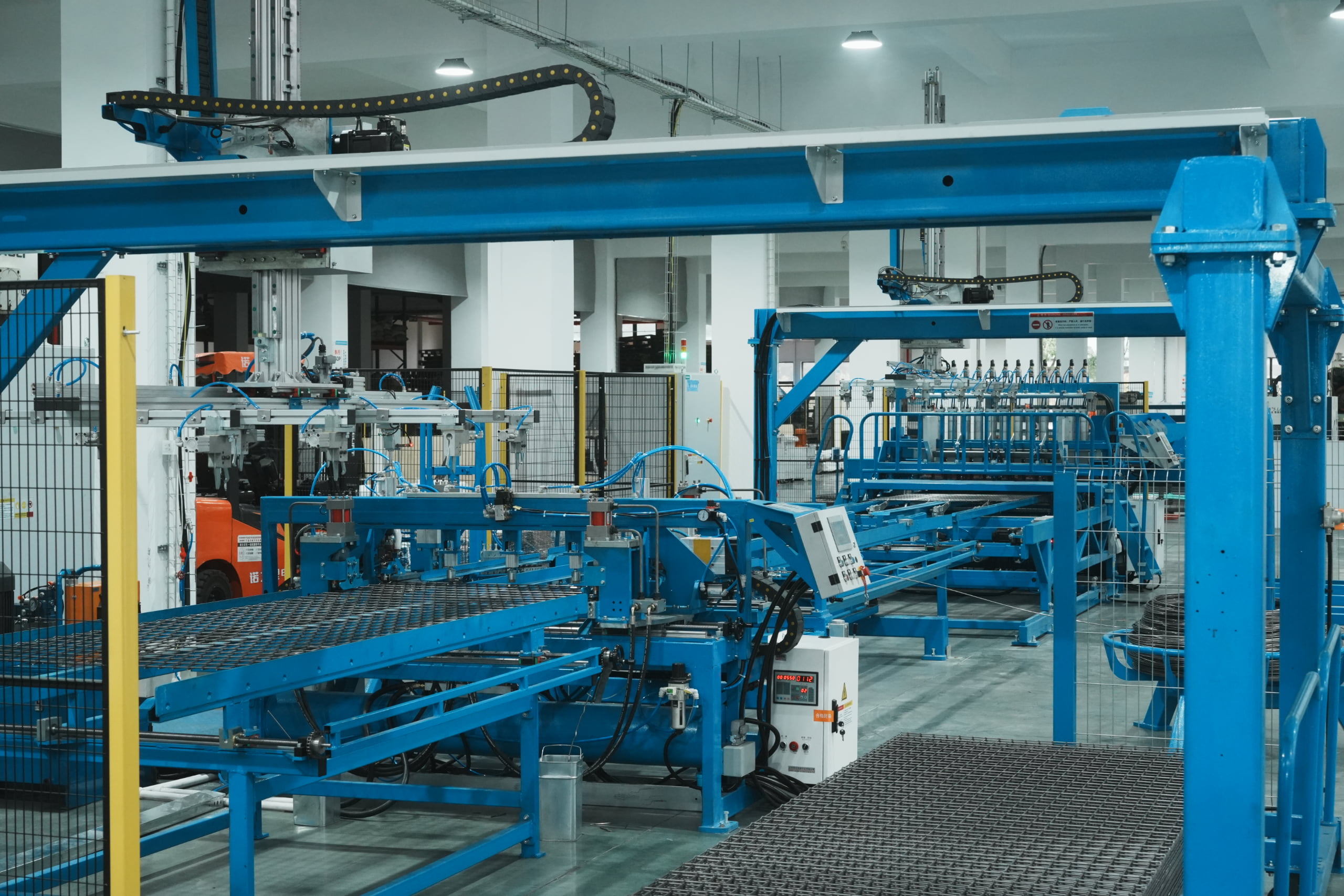Automated cable tray production line